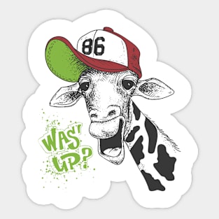 Was up? Sticker